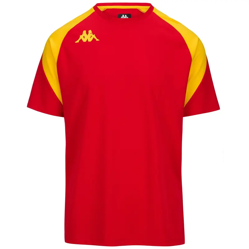 KAPPA4FOOTBALL LORETO - Active Jerseys - Shirt - Man - Red-Yellow Chrome
