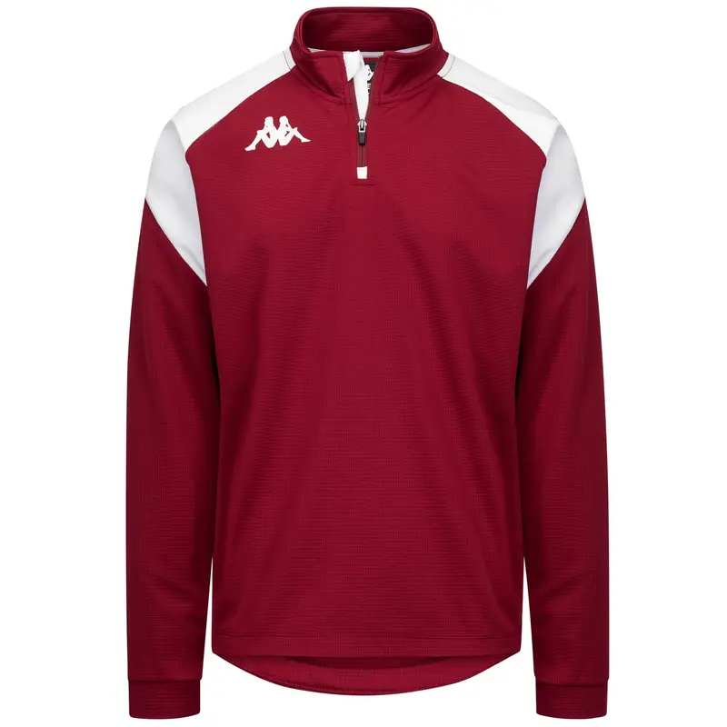 KAPPA4FOOTBALL LOVATO - Fleece - Jumper - Man - Red Granata-White