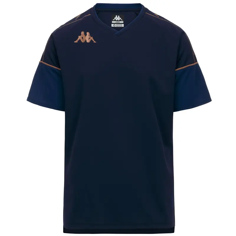 KAPPA4FOOTBALL MIANTO - Active Jerseys - Shirt - Man - Blue Marine-Blue Md Cobalt