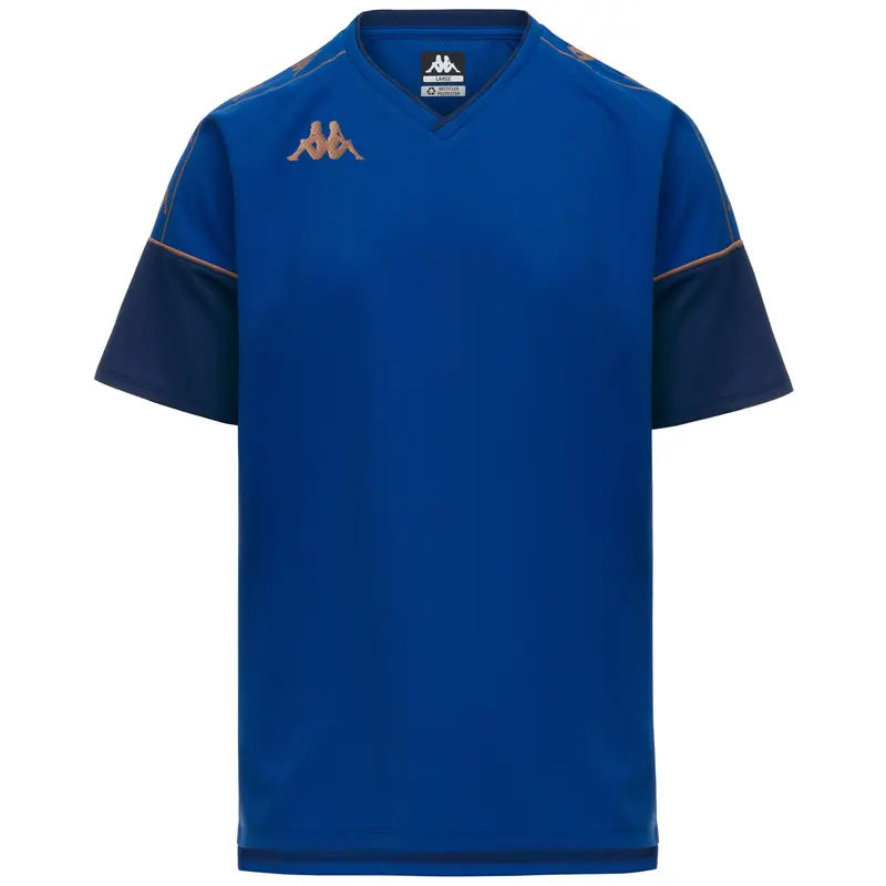 KAPPA4FOOTBALL MIANTO - Active Jerseys - Shirt - Man - Blue Sapphire-Blue Md Cobalt