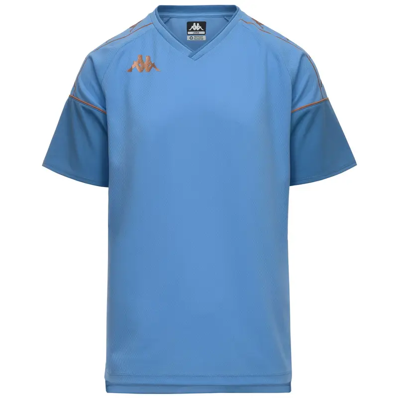 KAPPA4FOOTBALL MIANTO - Active Jerseys - Shirt - Man - Blue Sky-Blue Pacific
