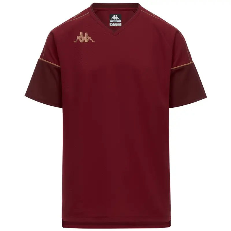 KAPPA4FOOTBALL MIANTO - Active Jerseys - Shirt - Man - Red Granata-Brown Port