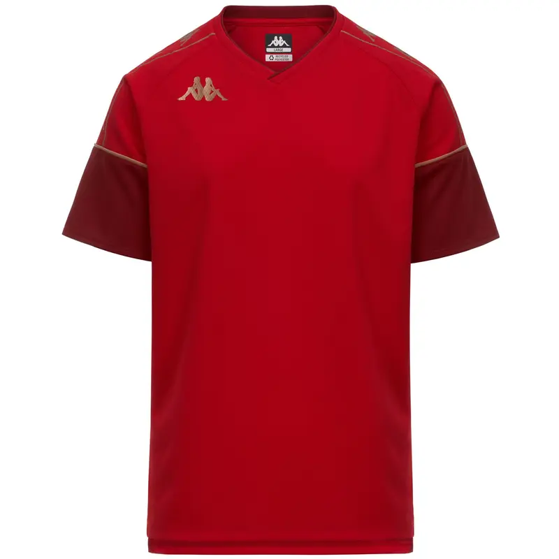 KAPPA4FOOTBALL MIANTO - Active Jerseys - Shirt - Man - Red-Red Dk Dahlia