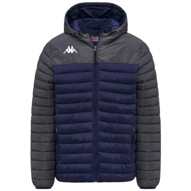 KAPPA4TRAINING LAMEZIO - Jackets - Mid - Man - Blue Marine-Grey Md Melange