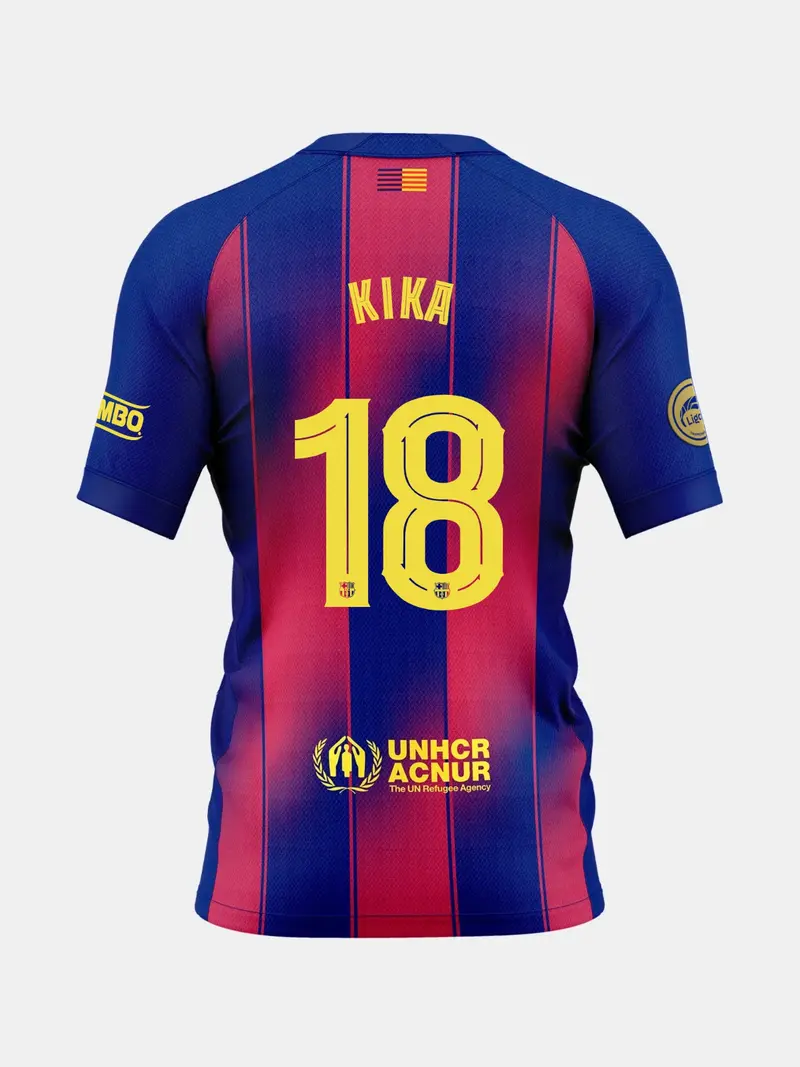 KIKA | Liga F Men's home jersey 25/26 FC Barcelona