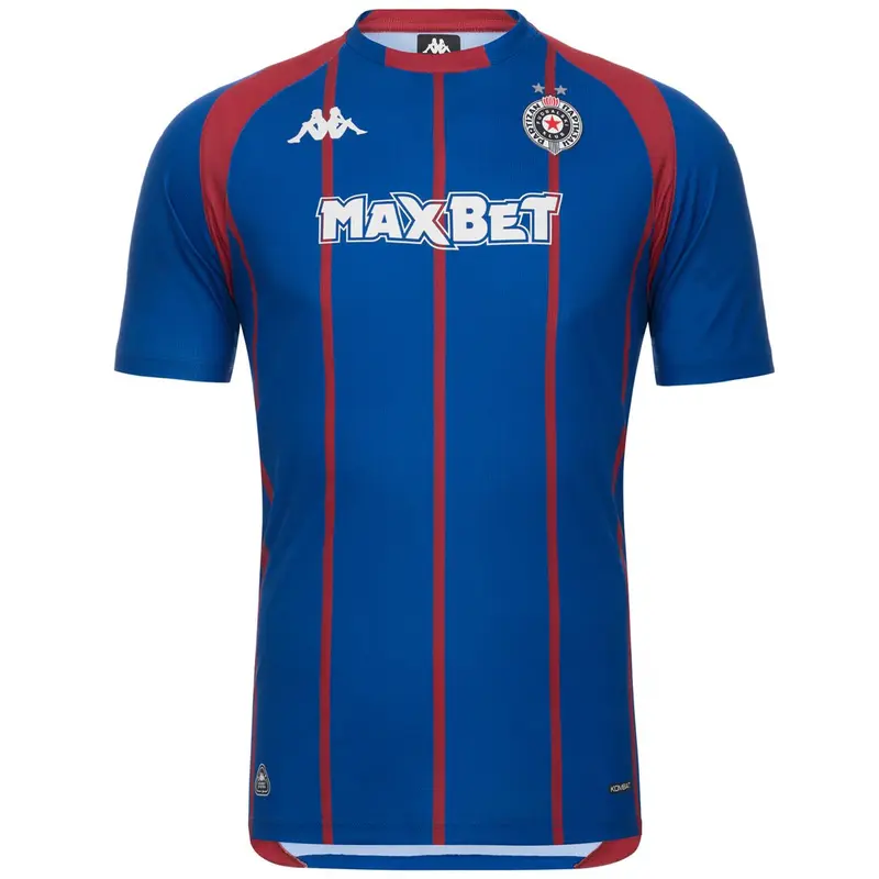 KOMBAT 2027 AWAY PARTIZAN - Active Jerseys - Shirt - Man - Blue Sapphire-Red Dk Sponsor