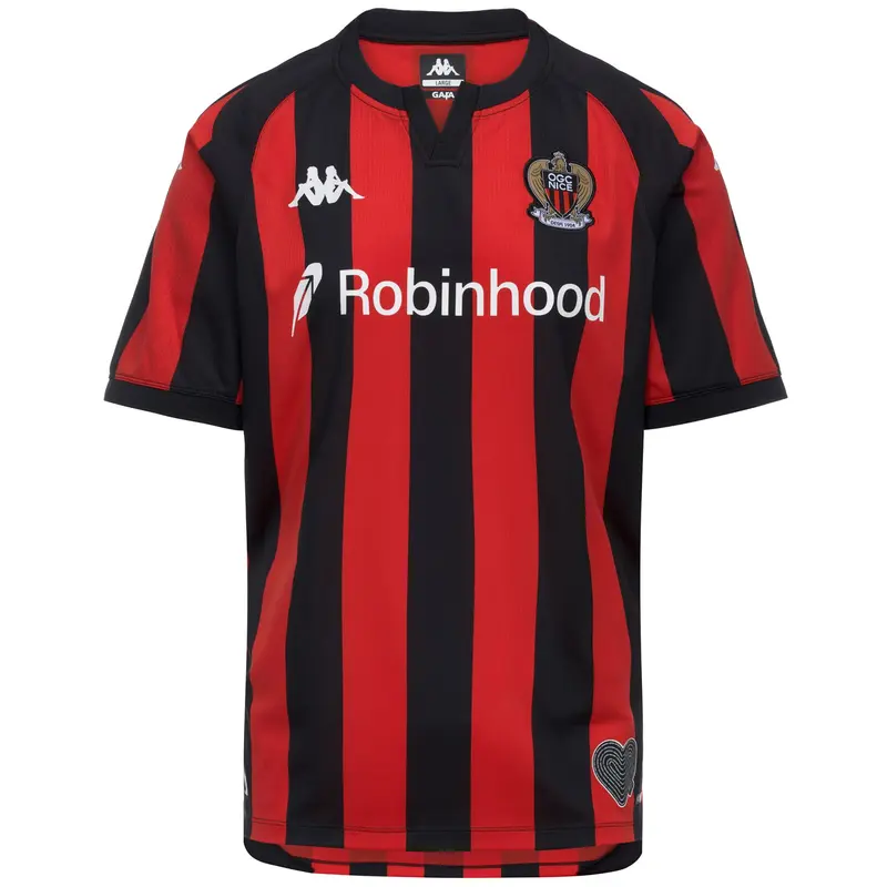 KOMBAT 2027 HOME OGC NICE - Active Jerseys - Shirt - Man - Red-Black-Sponsor