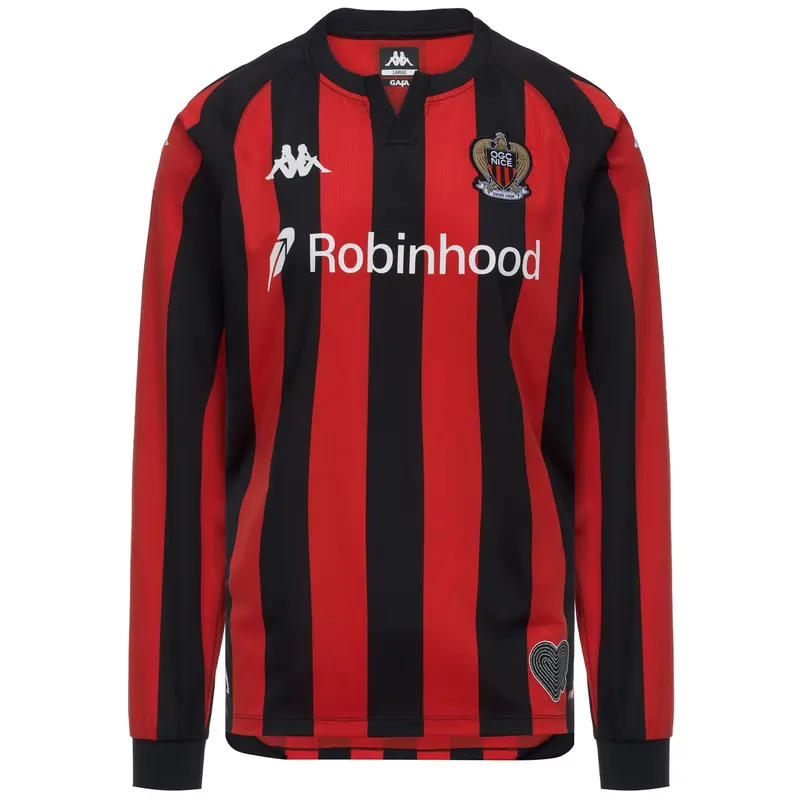 KOMBAT 2027 HOME OGC NICE - Active Jerseys - Shirt - Man - Red-Black-Sponsor