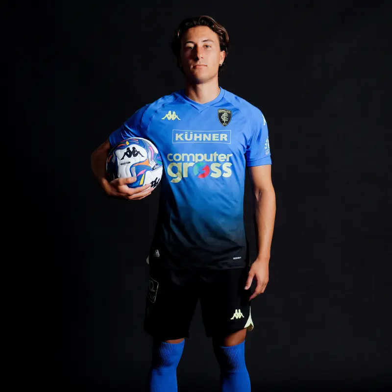 KOMBAT HOME 2027 EMPOLI - Active Jerseys - Shirt - Man - Blue Imperial-Black-Green Snow Pear