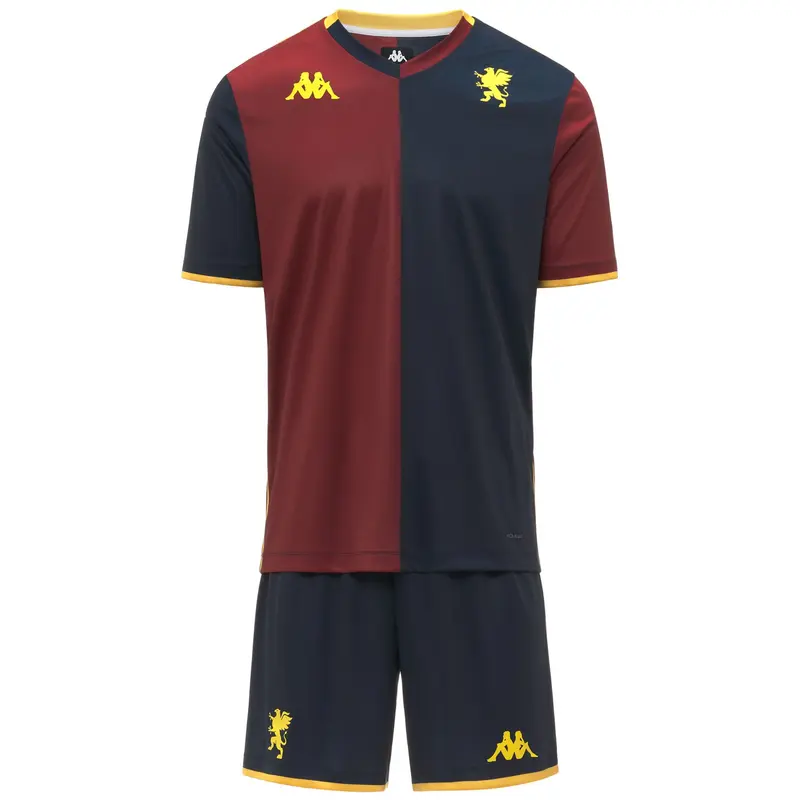 KOMBAT KIT 2026 HOME GENOA - Sets - Shorts / T-Shirt - Man - Red Dk-Blue Dk-Yellow