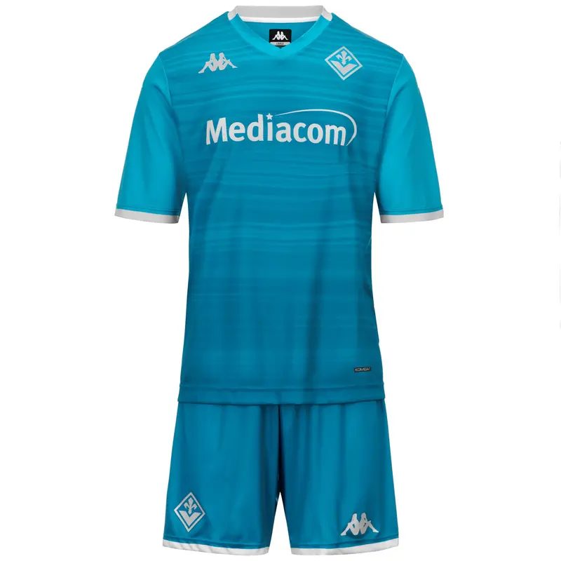 KOMBAT KIT 2026 THIRD FIORENTINA - Sets - Shorts / T-Shirt - Boy - Turquoise Crystal-Grey Silver