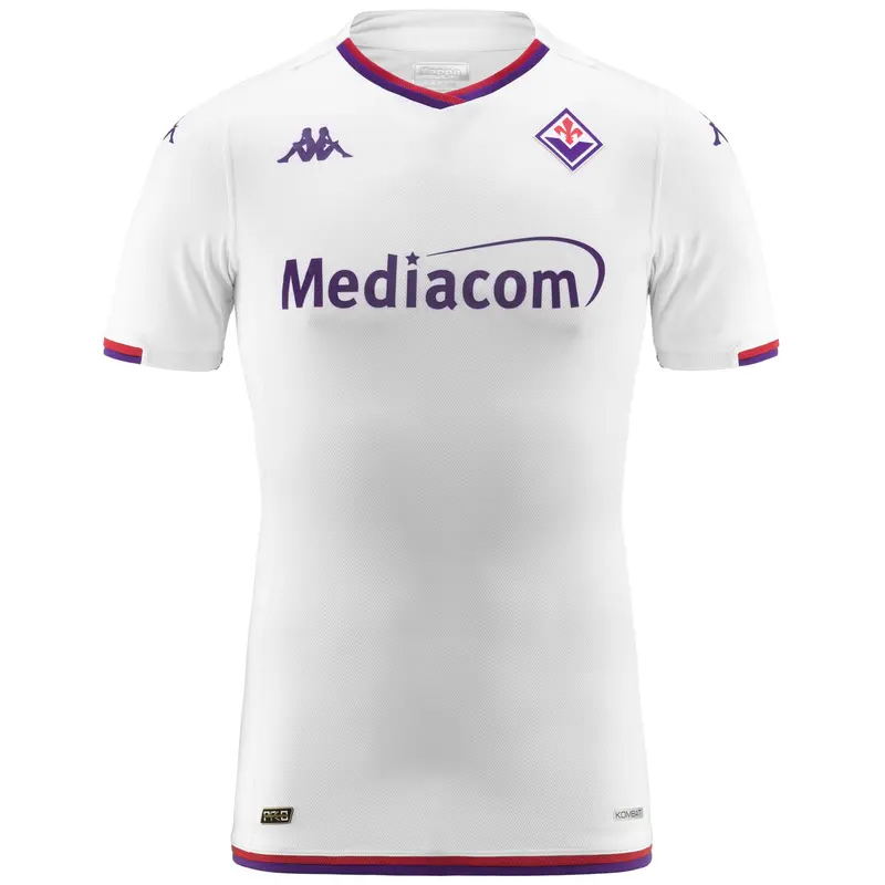 KOMBAT PRO 2024 EURO FIORENTINA - Active Jerseys - Shirt - Man - White-Violet Indigo-Red Blaze