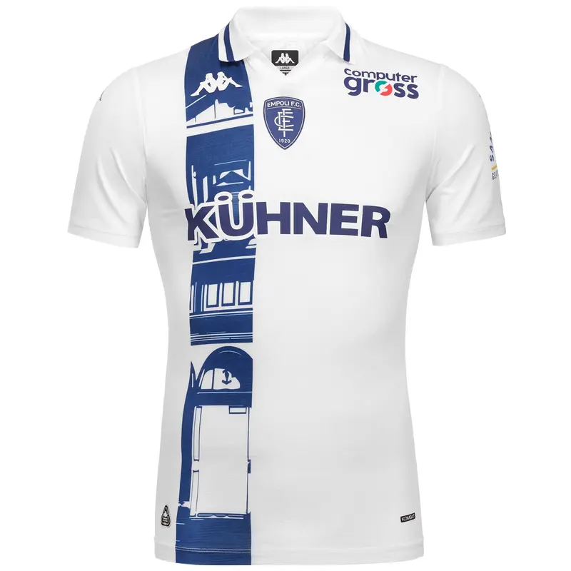 KOMBAT PRO 2026 AWAY EMPOLI - Active Jerseys - Shirt - Man - White-Blue Md Cobalt
