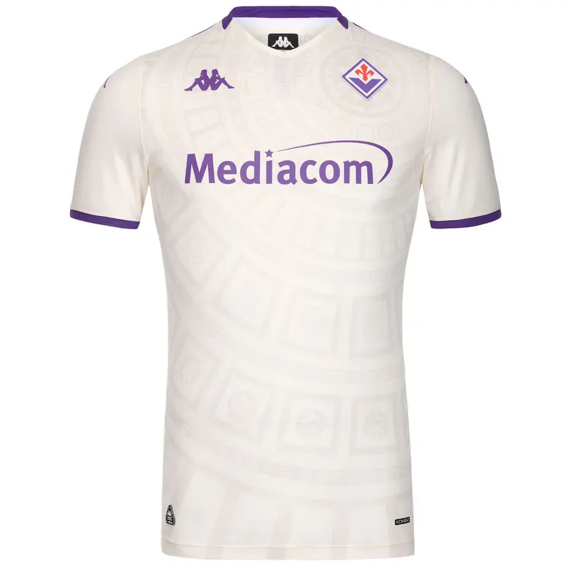 KOMBAT PRO 2026 AWAY FIORENTINA - Active Jerseys - Shirt - Man - White Whisper-Violet Tillandsia