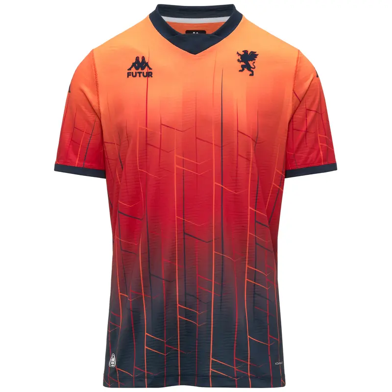 KOMBAT PRO 2026 FOURTH GENOA - Active Jerseys - Shirt - Man - Red Orangeade-Blue Dk