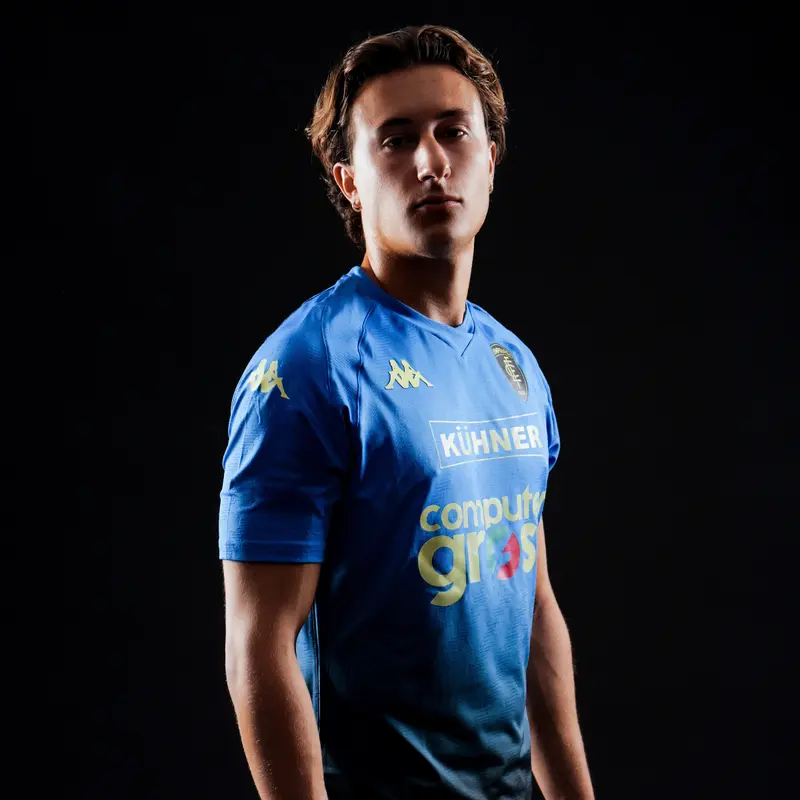 KOMBAT PRO HOME 2027 EMPOLI - Active Jerseys - Shirt - Man - Blue Imperial-Black-Green Snow Pear
