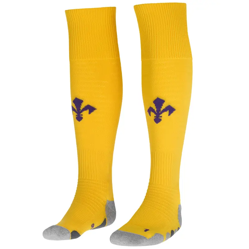 KOMBAT SPARK PRO FIORENTINA 1PACK - Socks - Knee High Sock - Man - Yellow Bright-Yellow Bright