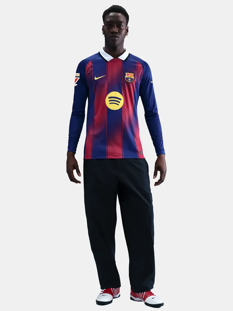 La Liga Men's home jersey 25/26 FC Barcelona Long-sleeve Long-sleeve