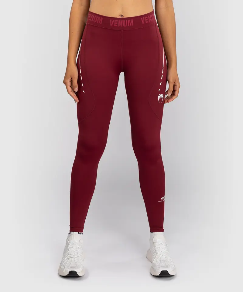 Legging Femme Venum Adrenaline – Bourgogne/Rose