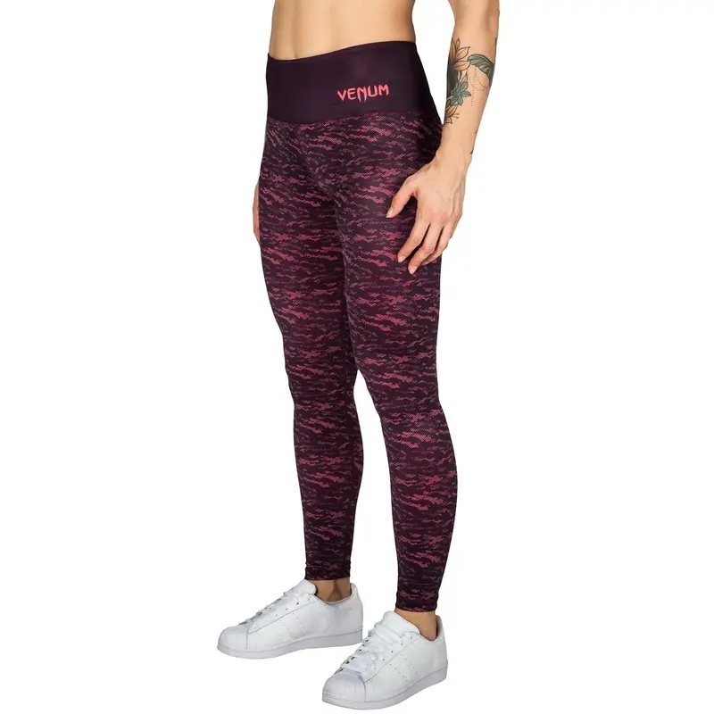 Legging Femme Venum Camoline - Noir/Corail - Exclusivité
