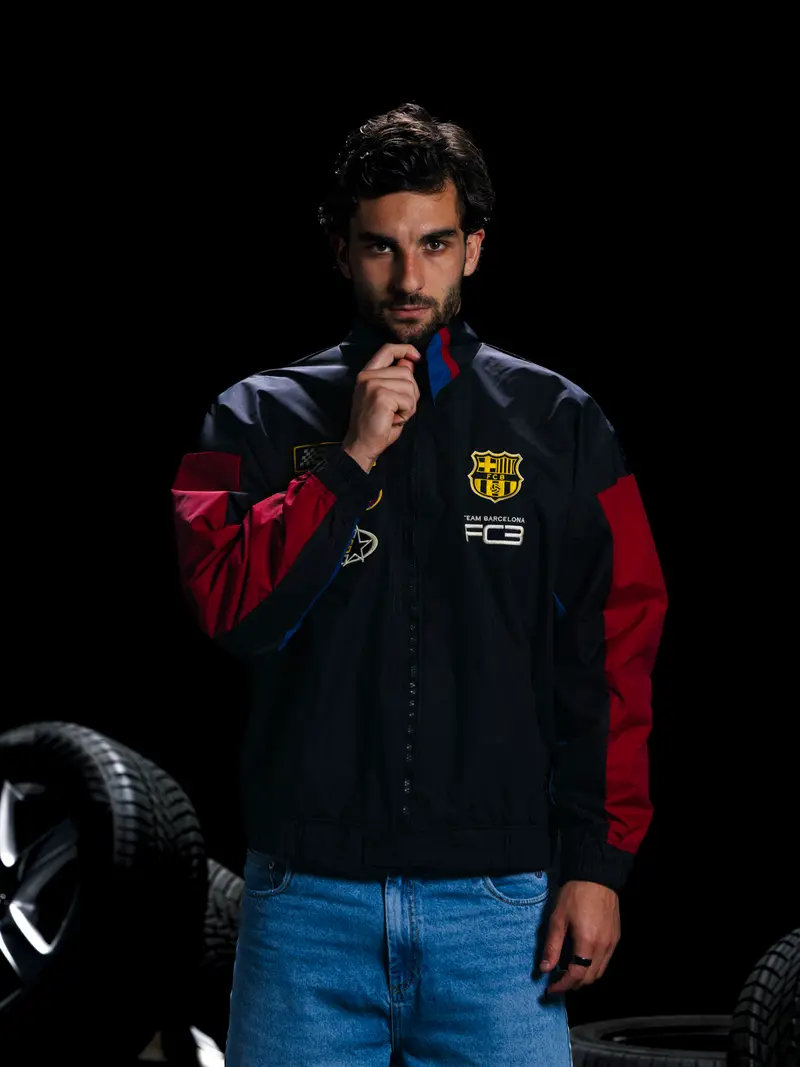 Light Jacket Antracite Racing Barça
