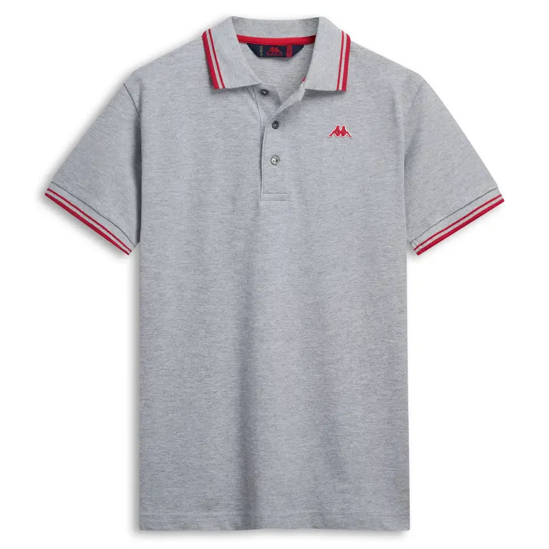 LIVINGSTON - La Polo Robe Di Kappa - Polo - Man - Grey-Red Md Coral