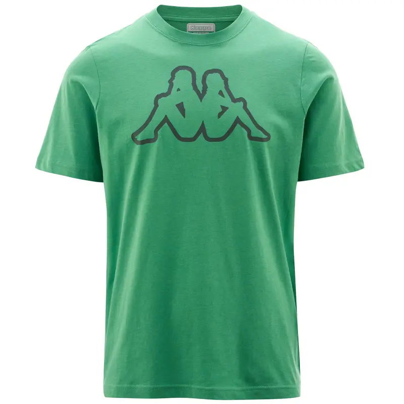 LOGO AMBERIS DK - T-Shirts & Top - T-Shirt - Man - Green Flora-Green Thyme