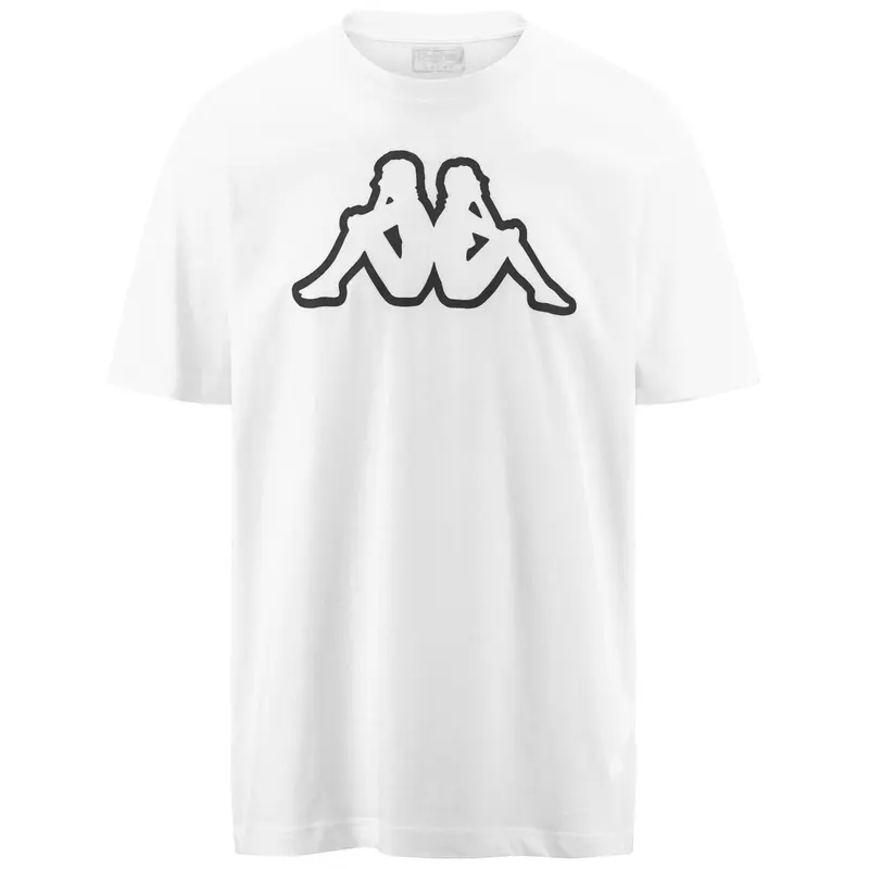 LOGO  AMBERIS DK - T-Shirts & Top - T-Shirt - Man - White-Black-White-Black