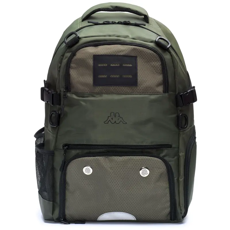 LOGO DARIO - Bags - Backpack - Unisex - GREEN BLACKISH