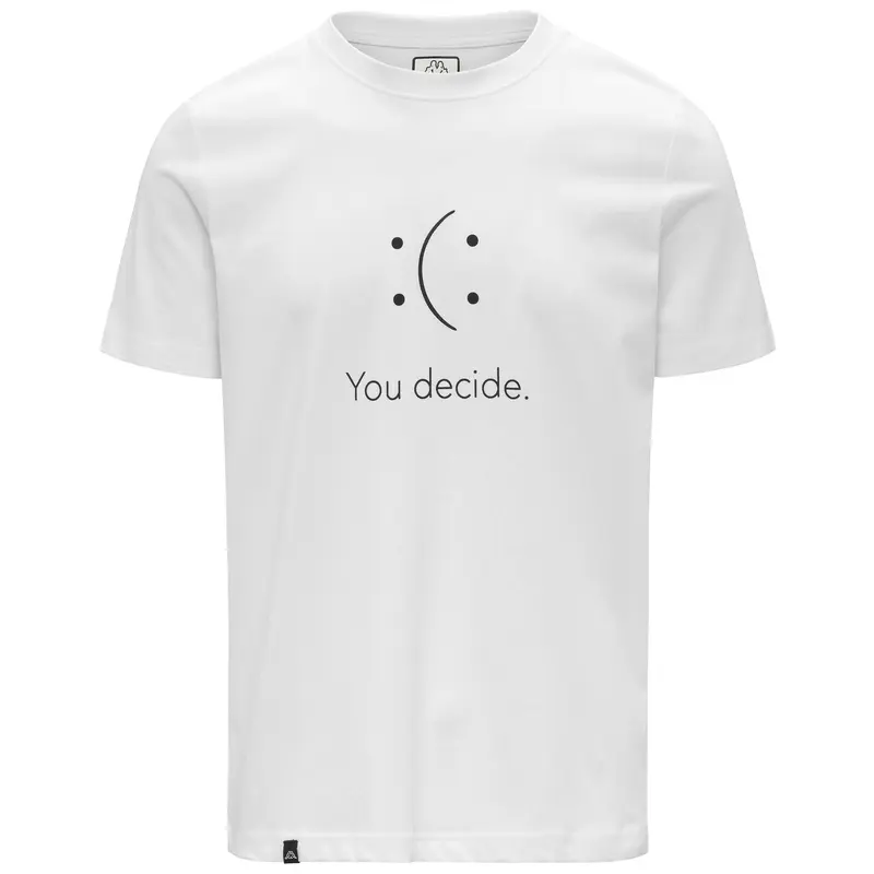 LOGO DECIDE - T-Shirts & Top - T-Shirt - Man - White