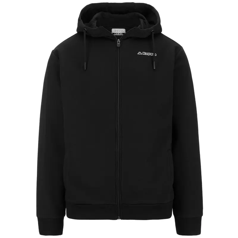 LOGO FEFFOX - Fleece - Hoodie Full Zip - Man - Black