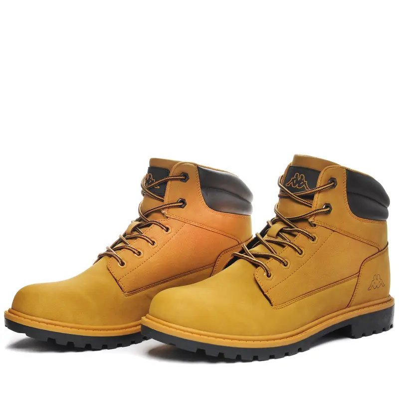 LOGO FILLMORE MD - Ankle Boots - Laced - Unisex - Yellow Tan-Brown Dk