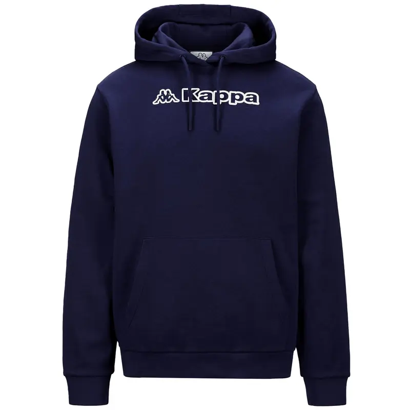 LOGO FOGGHIO - Fleece - Hoodie - Man - Blue Marine