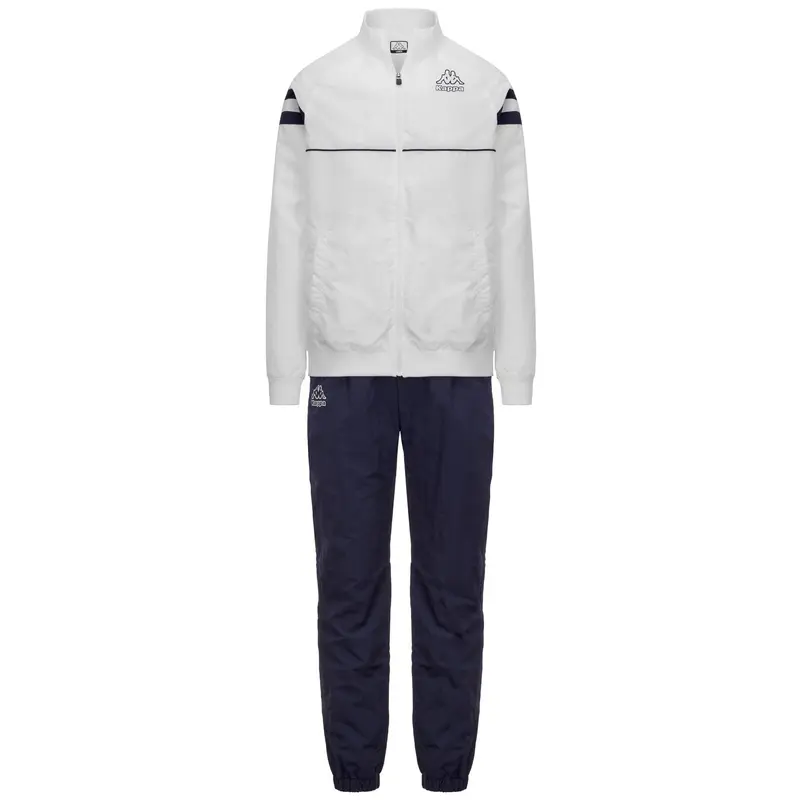 LOGO GIGRONATI - Sport Suits - Tracksuit - Man - White-Blue Marine