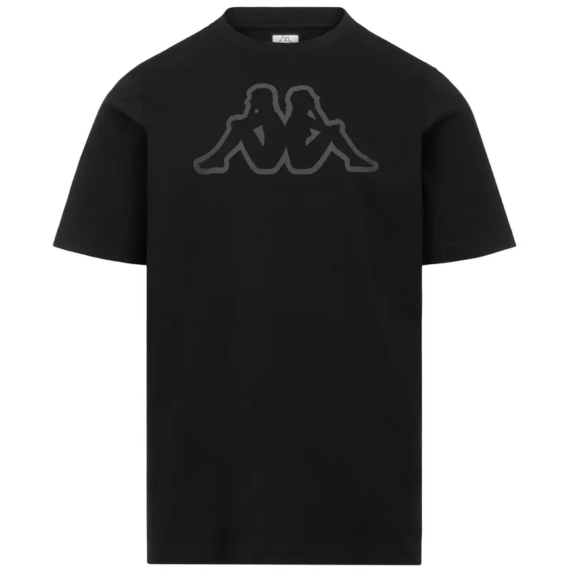 LOGO KORPO CROMEN - T-Shirts & Top - T-Shirt - Man - Black-Black Greyish