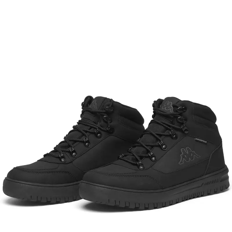 LOGO KRIOS MD - Sneakers - Mid Cut - Unisex - Black-Grey Charcoal