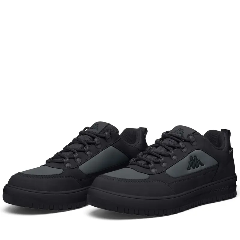 LOGO KRIOS - Sneakers - Low Cut - Unisex - Black-Grey Charcoal