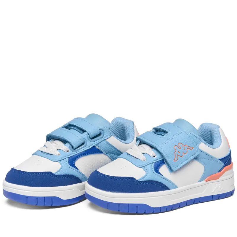 LOGO MANIS 2.0 EV KID - Sneakers - Low Cut - Kid unisex - White-Azure Celeste-Blue Sapphire-Unico