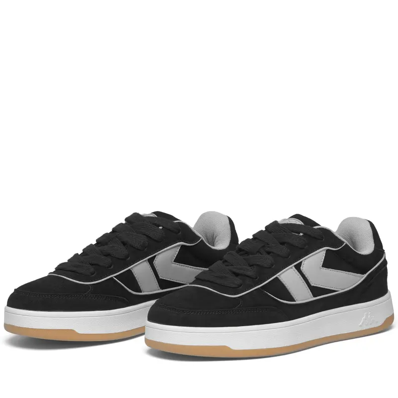 LOGO OLLIE - Sneakers - Low Cut - Unisex - Black-Grey Lt Lead