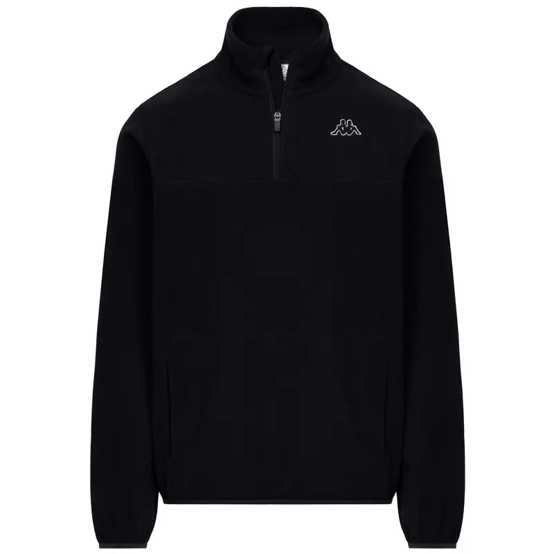 LOGO SAUSTE SLIM - Fleece - Jumper - Man - Black