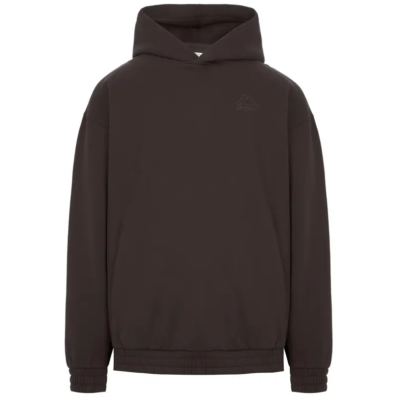 LOGO SOXO - Fleece - Hoodie - Man - Brown Martini