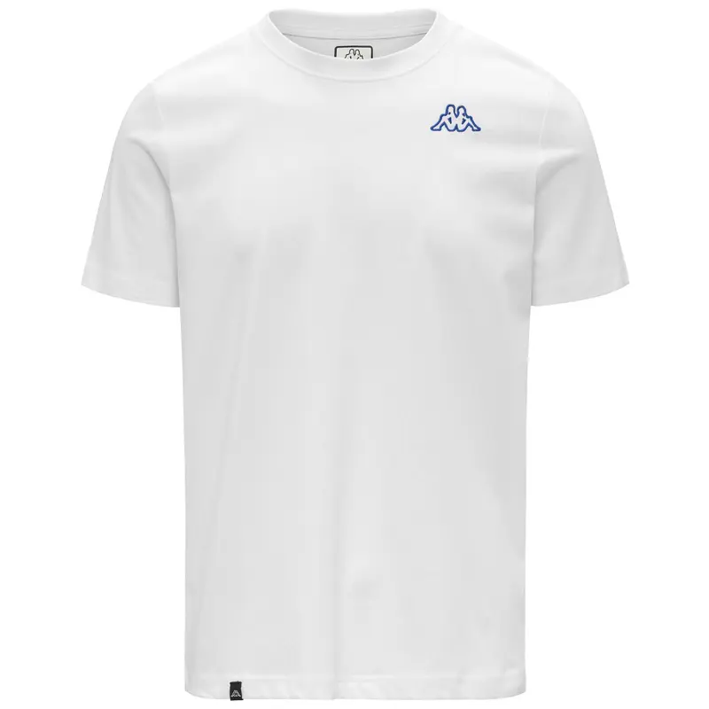 LOGO SPRINT - T-Shirts & Top - T-Shirt - Man - White-Blue Royal