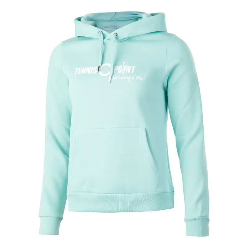 Logo Sweat à capuche Femmes - menthe, blanc