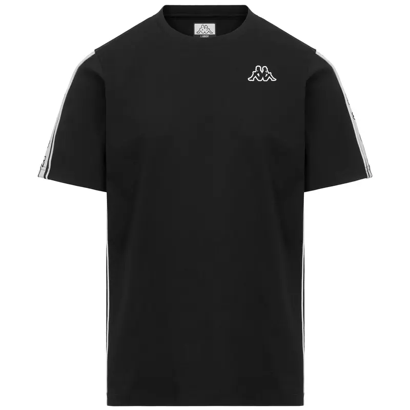 LOGO TAPE IEEDER - T-Shirts & Top - T-Shirt - Man - Black-White