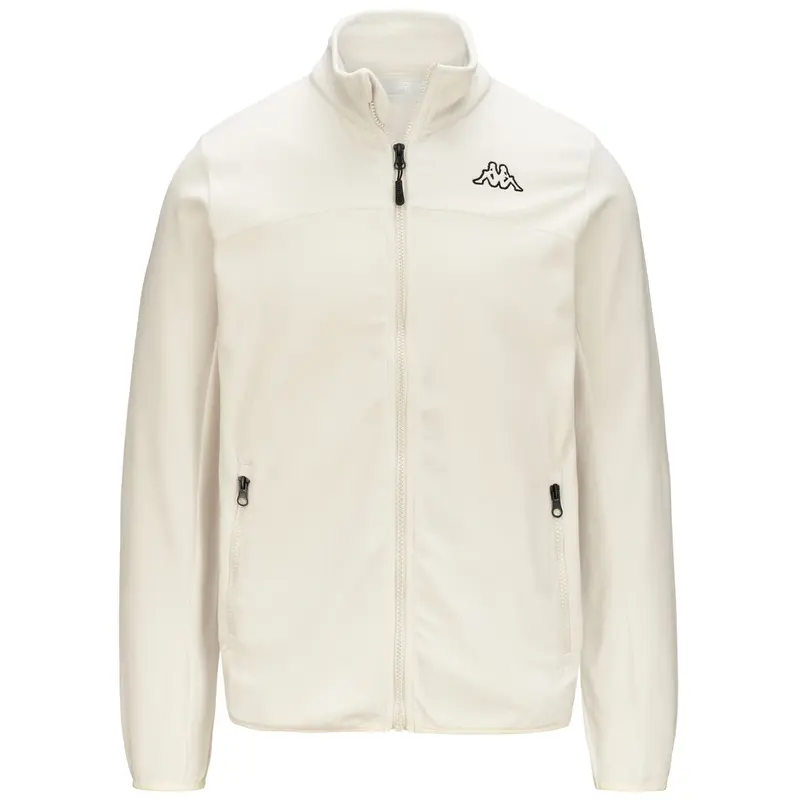 LOGO WIND - Fleece - Jacket - Man - White Off