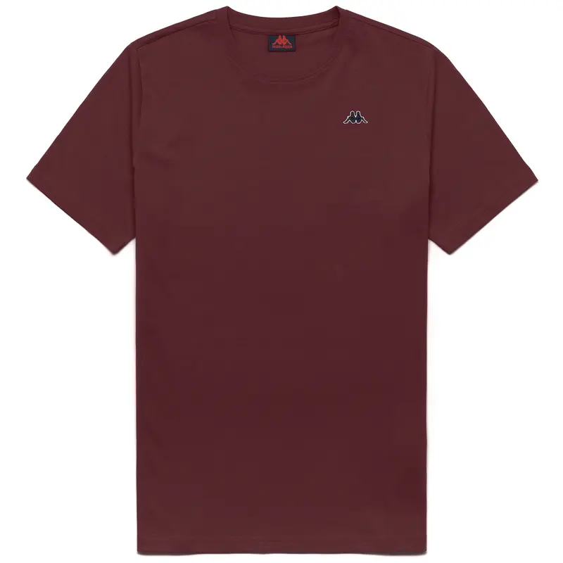 LUC - T-Shirts & Top - T-Shirt - Man - Red Dahlia-Blue Marine