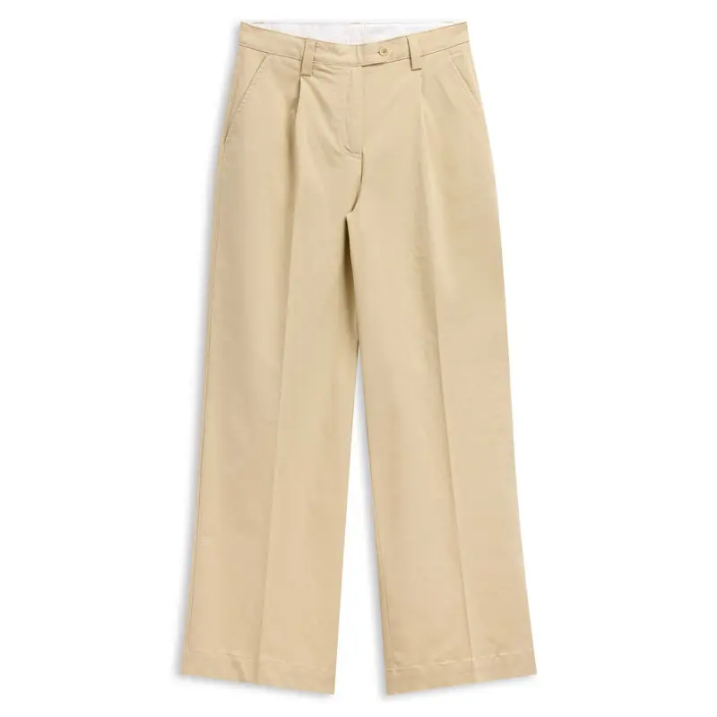 LYRA COMFORT GABARDINE - Pants - Chino - Woman - Grey Warm