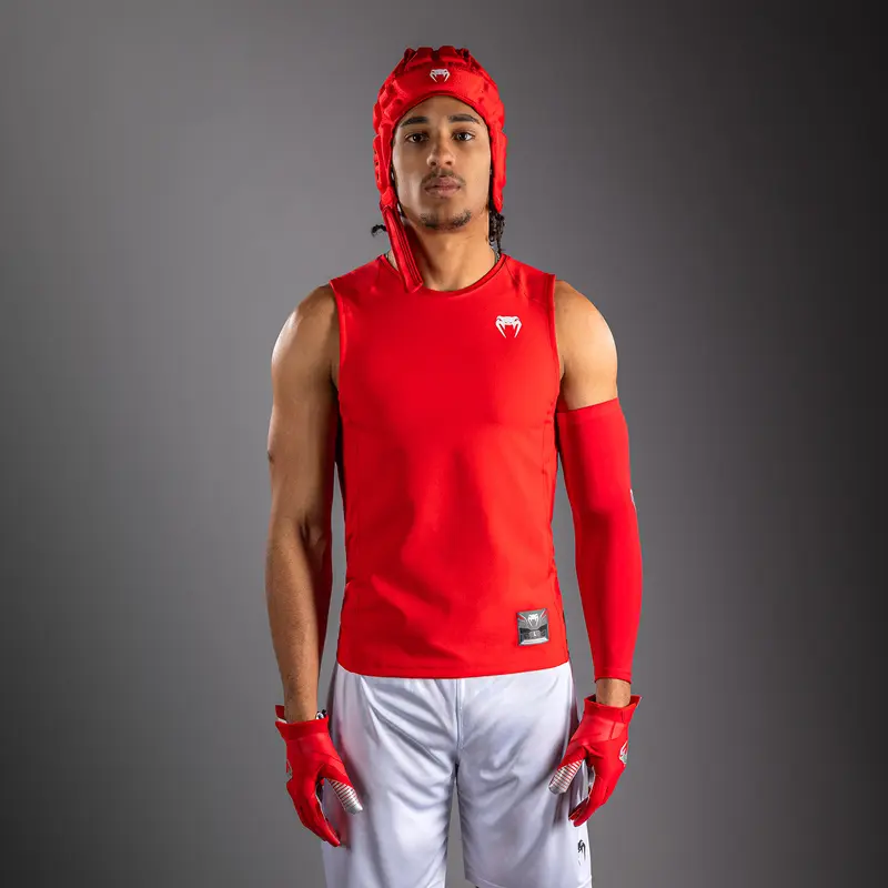 Maillot de Compression sans manches Venum Elite Football - Rouge