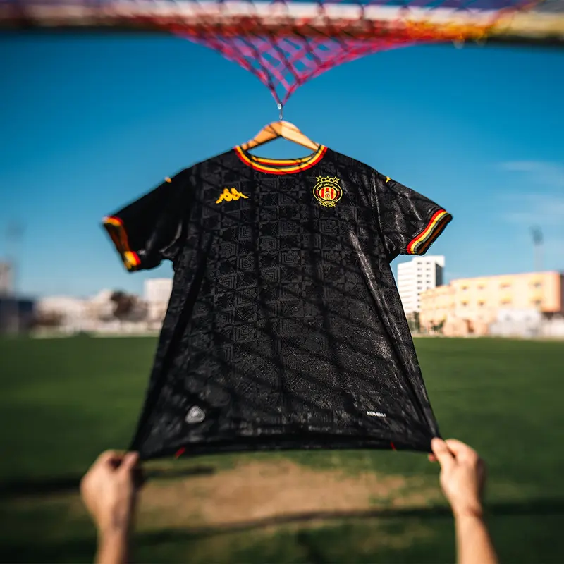 Maillot Kombat Away Espérance Tunis 25/26 Noir Homme