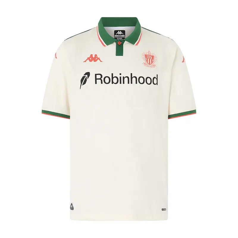 Maillot Kombat Away OGC Nice 25/26 Blanc Homme